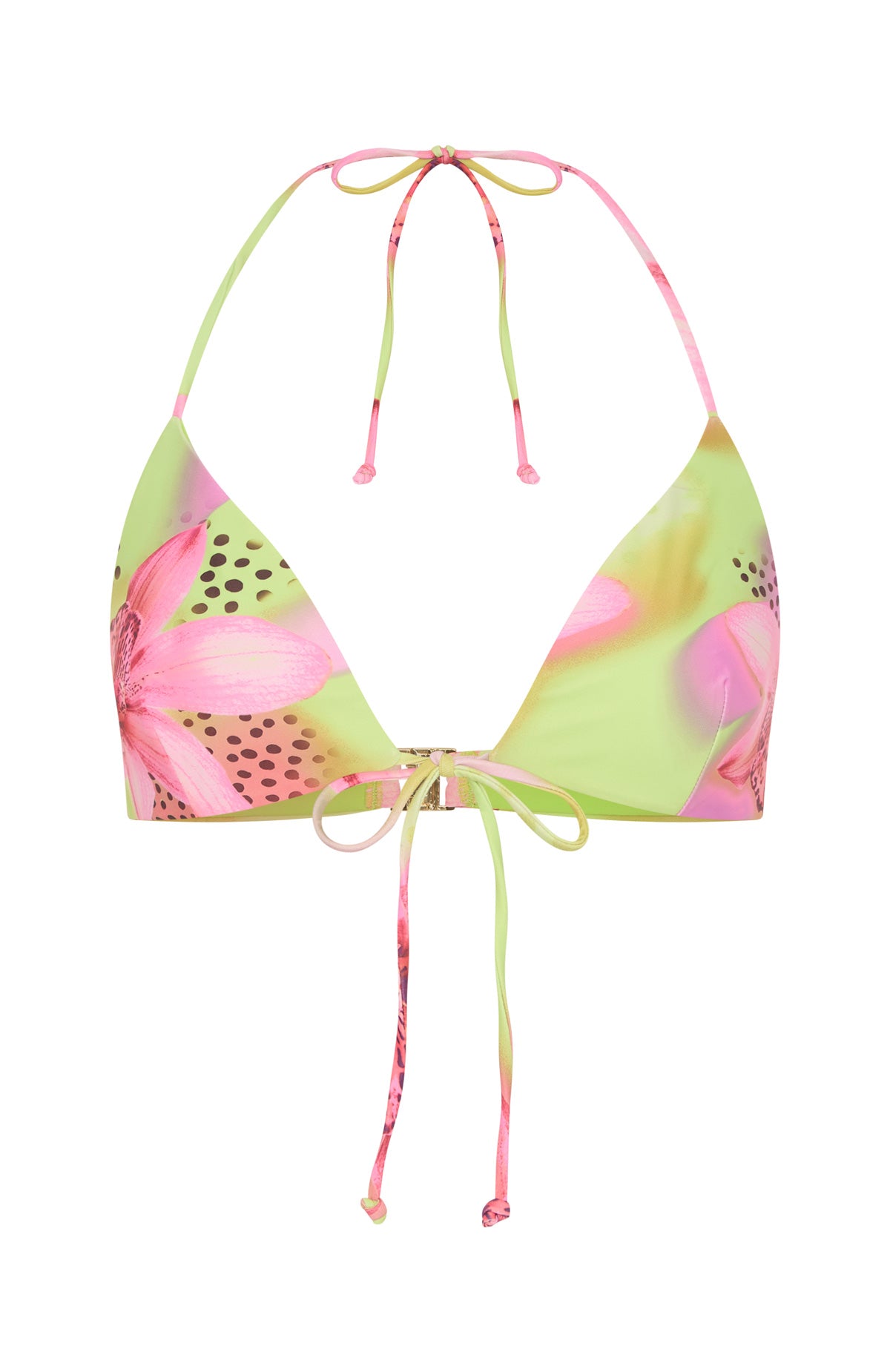 Sun Kissed Dream Bikini Top Lime Tropics - Image 6