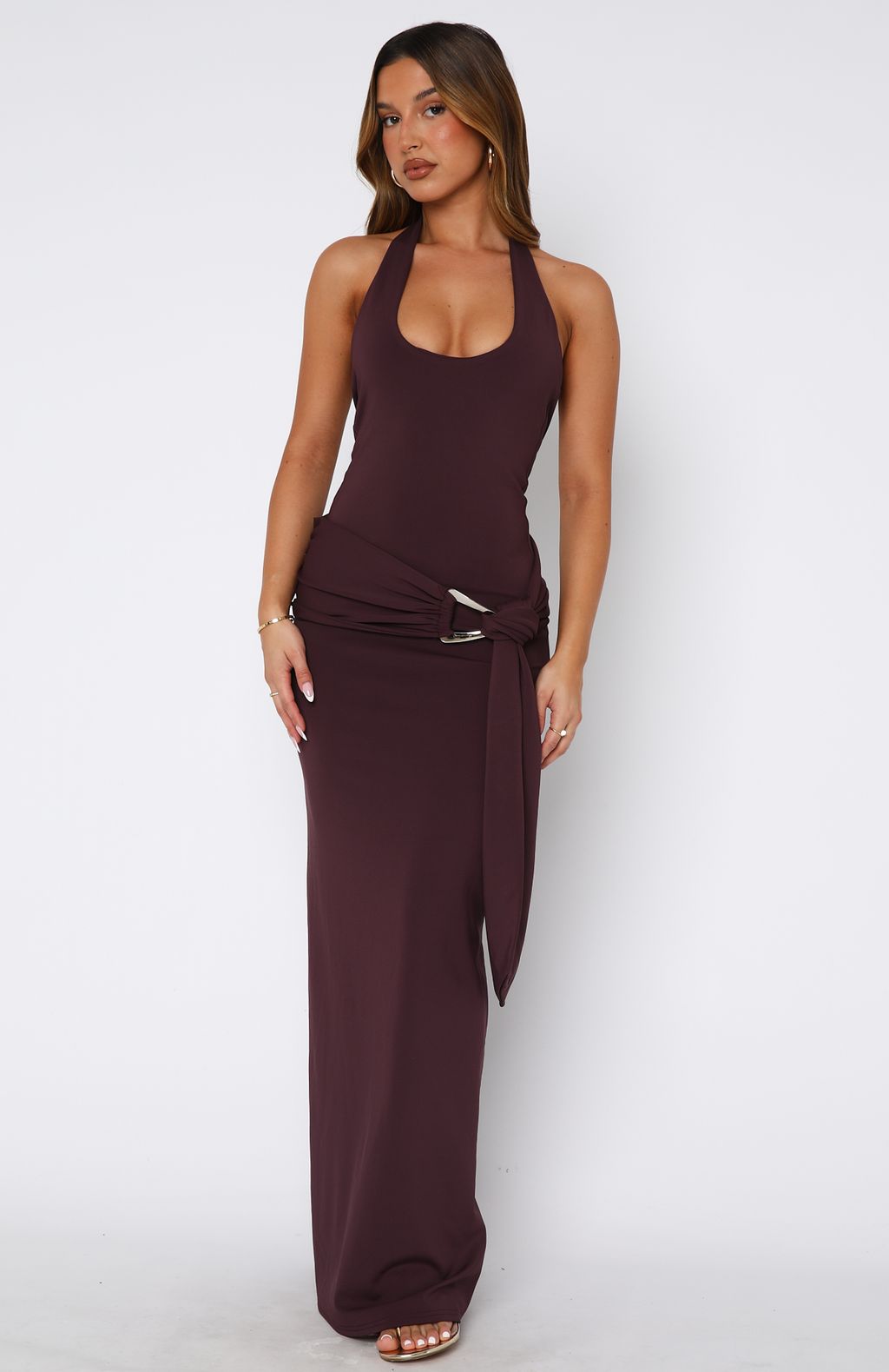 This Voice Maxi Dress Plum - Image 3