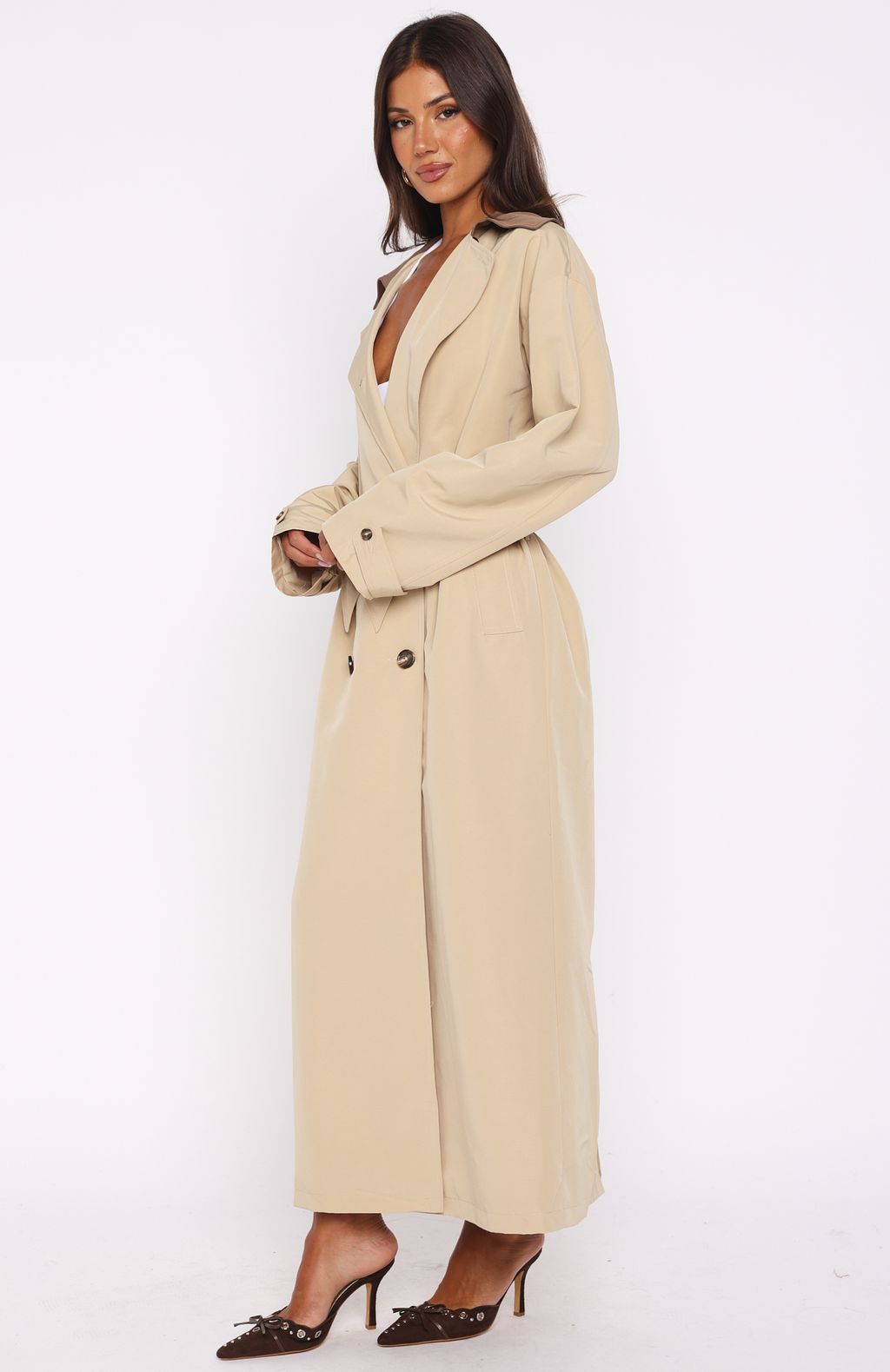 Levels To My Love Trench Sand - Image 3
