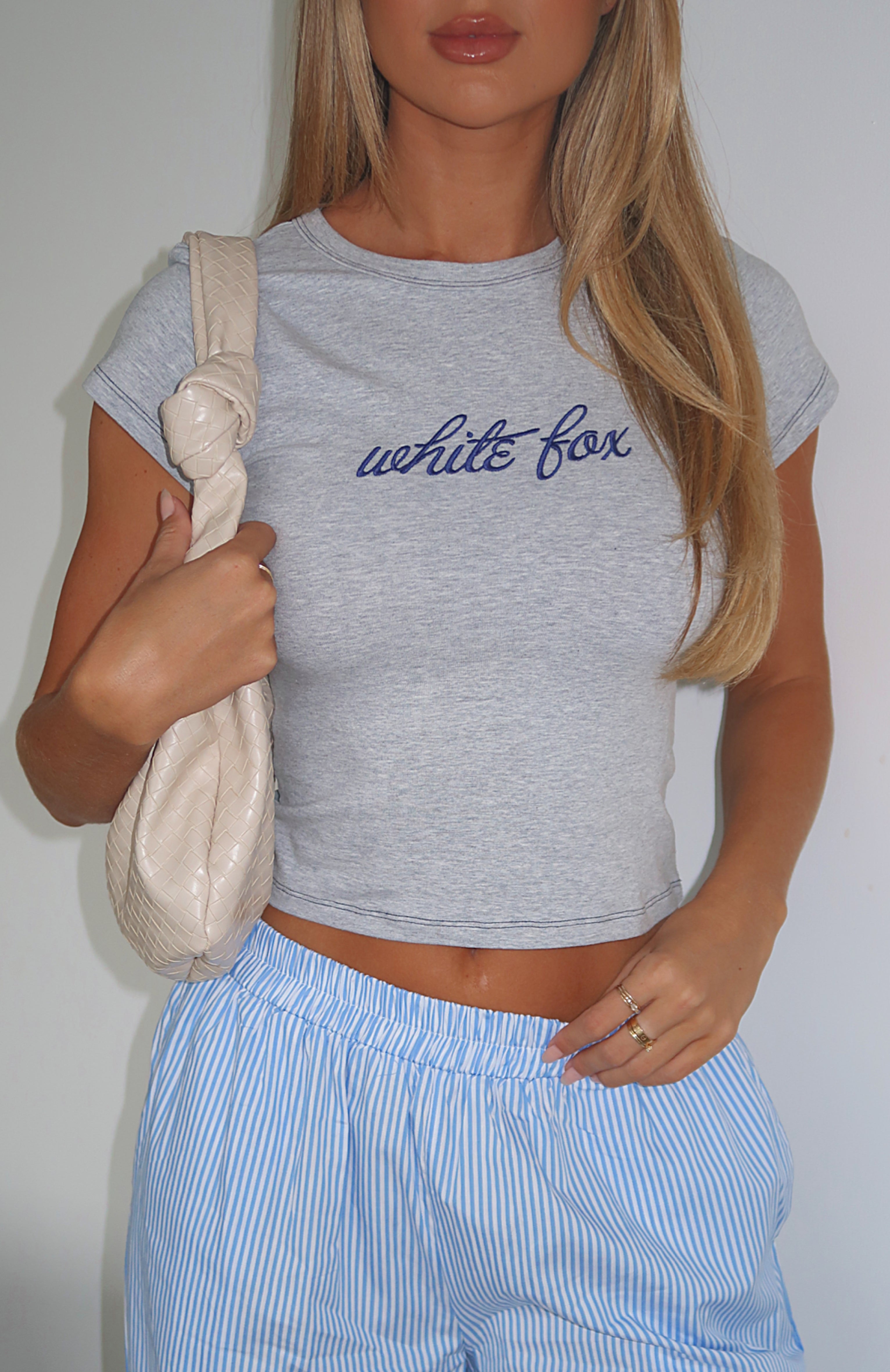 The Original Baby Tee Grey Marle - Image 5