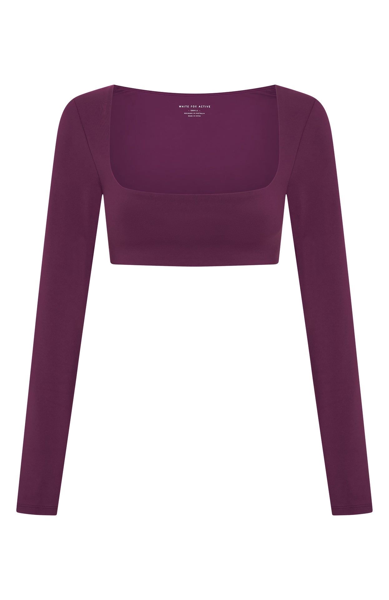 Thriving Long Sleeve Crop Plum - Image 5