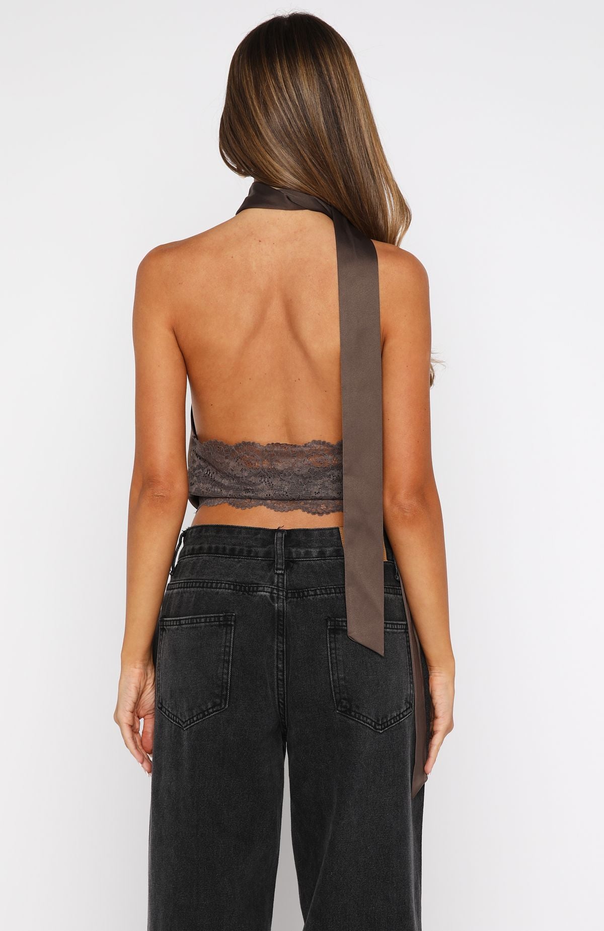Show Me Better Halter Top Mocha - Image 5