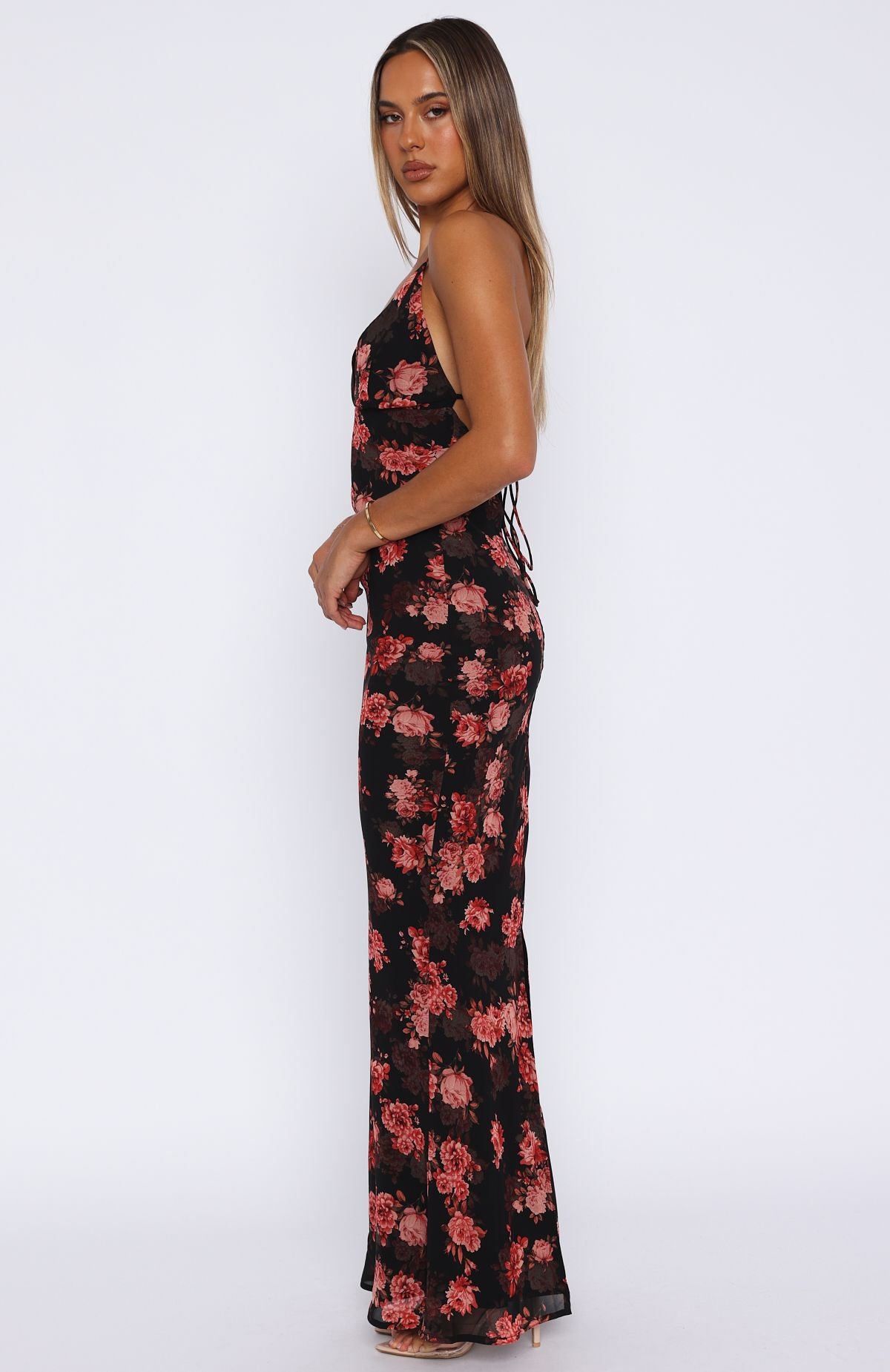 Put You First Maxi Dress Terracotta Floral - Image 3