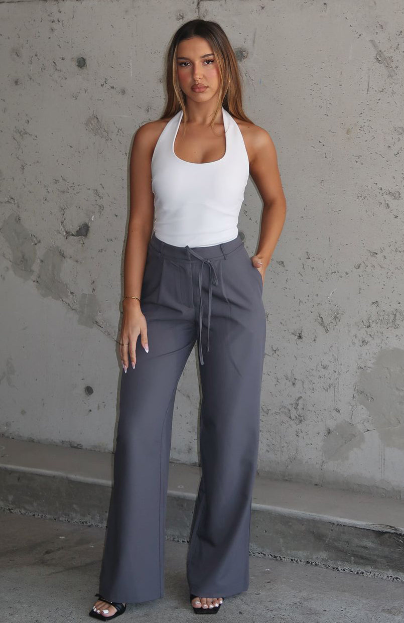 Thanks For Nothing Pants Slate Grey