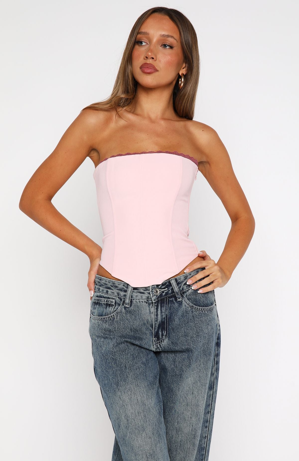 In My Mirror Bustier Baby Pink - Image 2