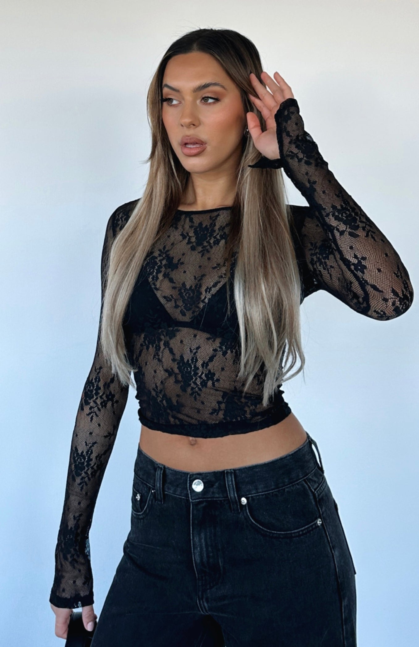 All For Nothing Bralette Black - Image 6