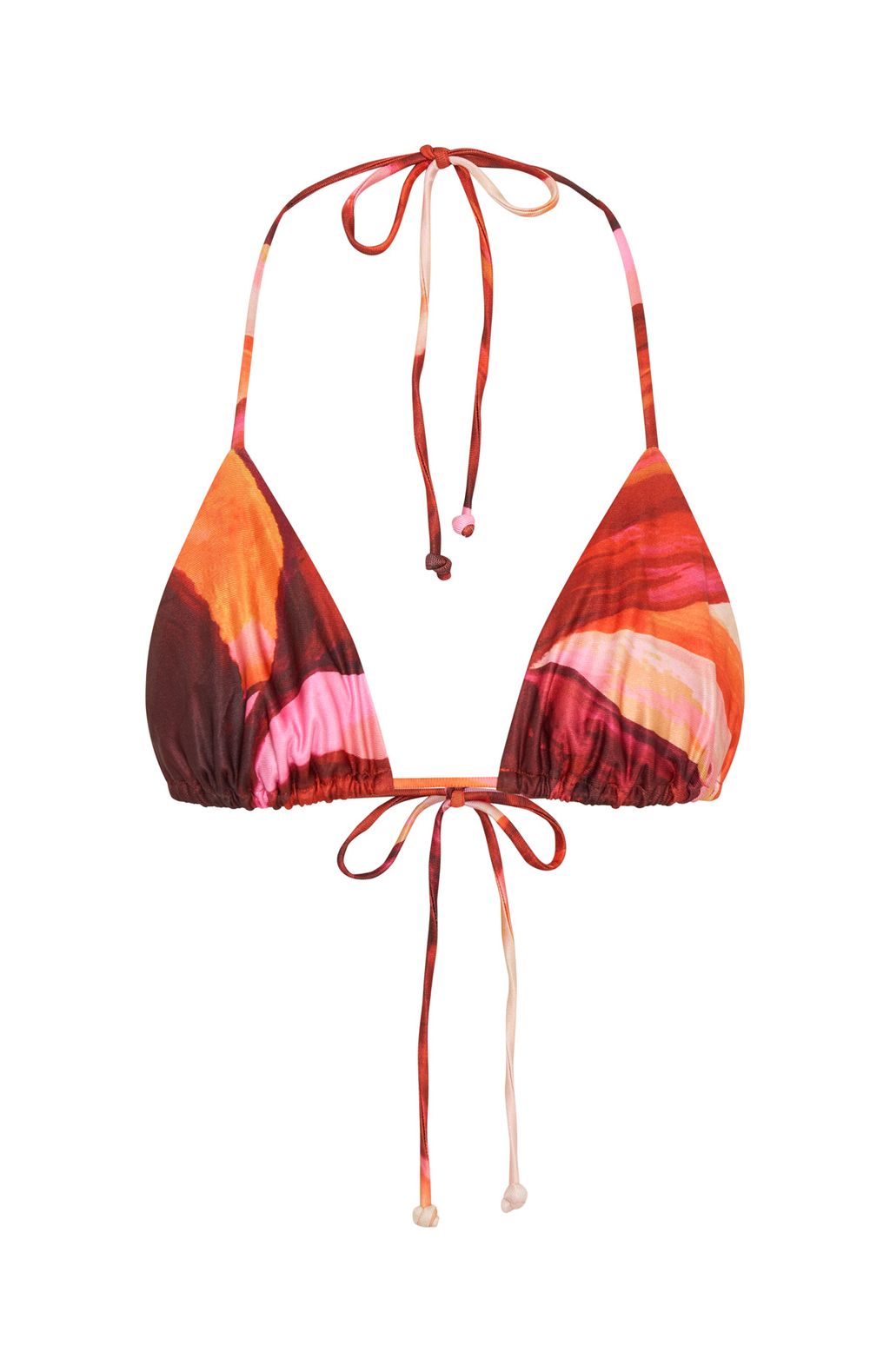 Waves Bikini Top Sunset Petal - Image 6