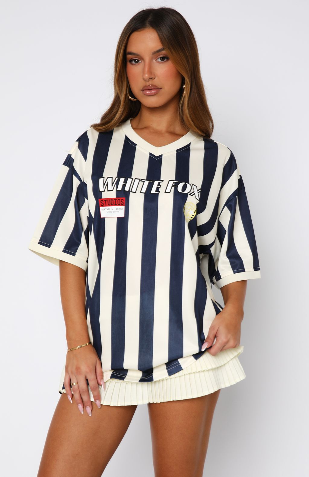 Let's Just Leave Oversized Jersey Navy - Image 2