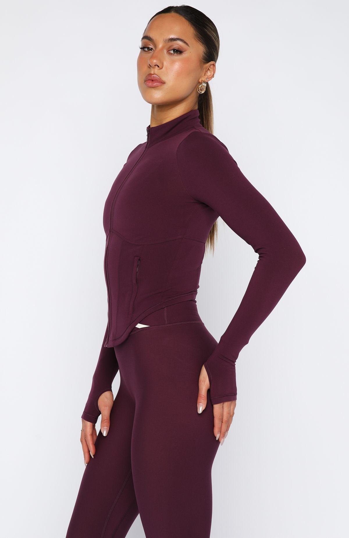 Kickoff Jacket Plum - Image 3