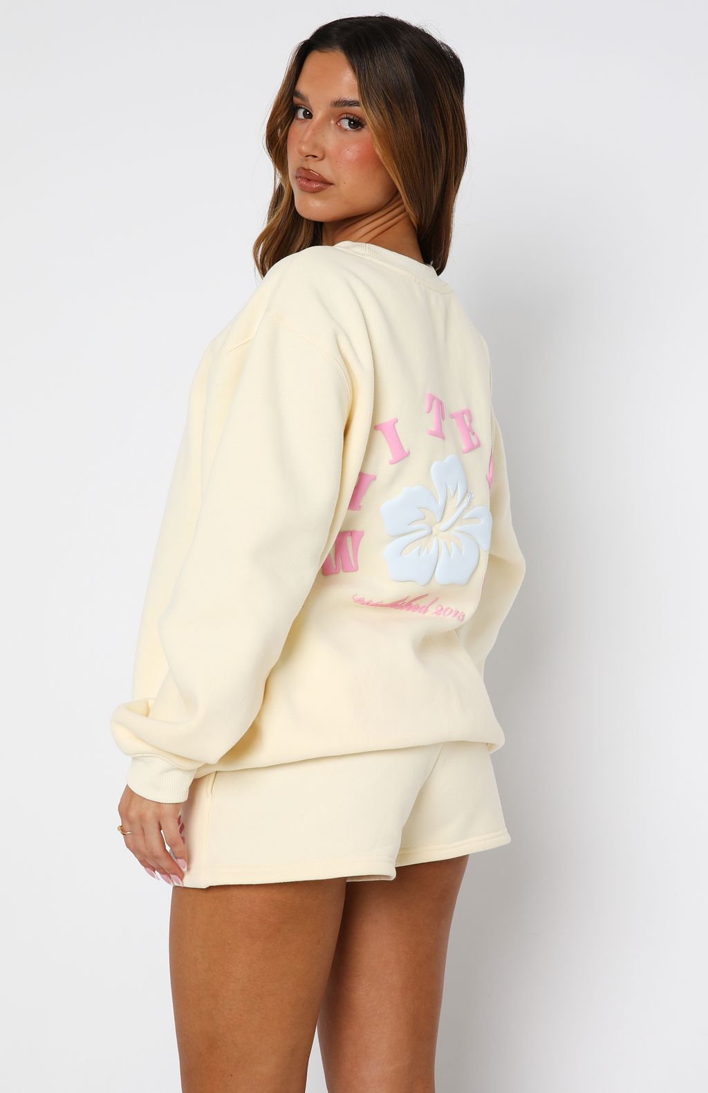 Keep Blooming Oversized Sweater Lemon - Image 4