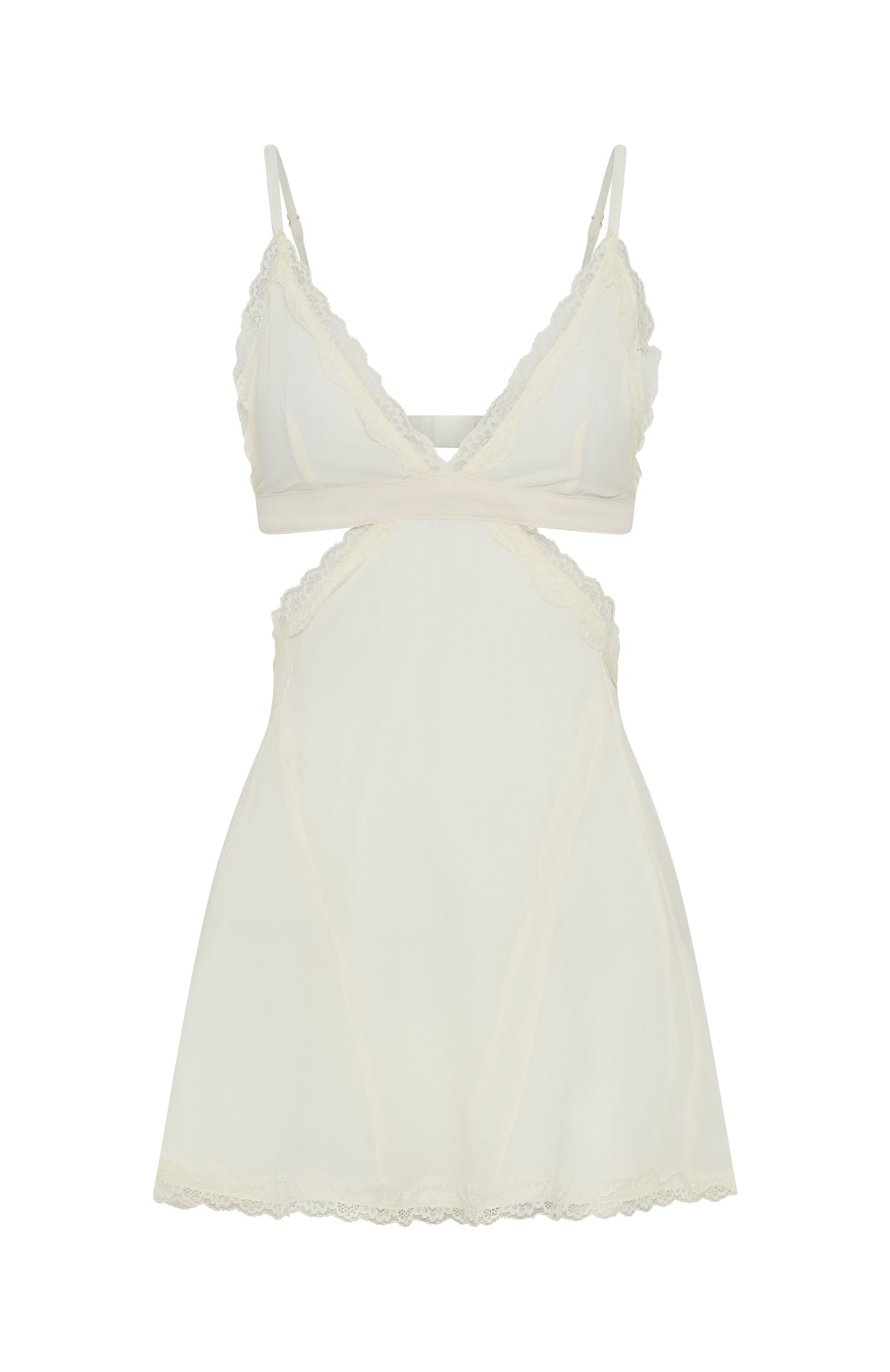 Polar Opposite Mini Dress Off White - Image 7