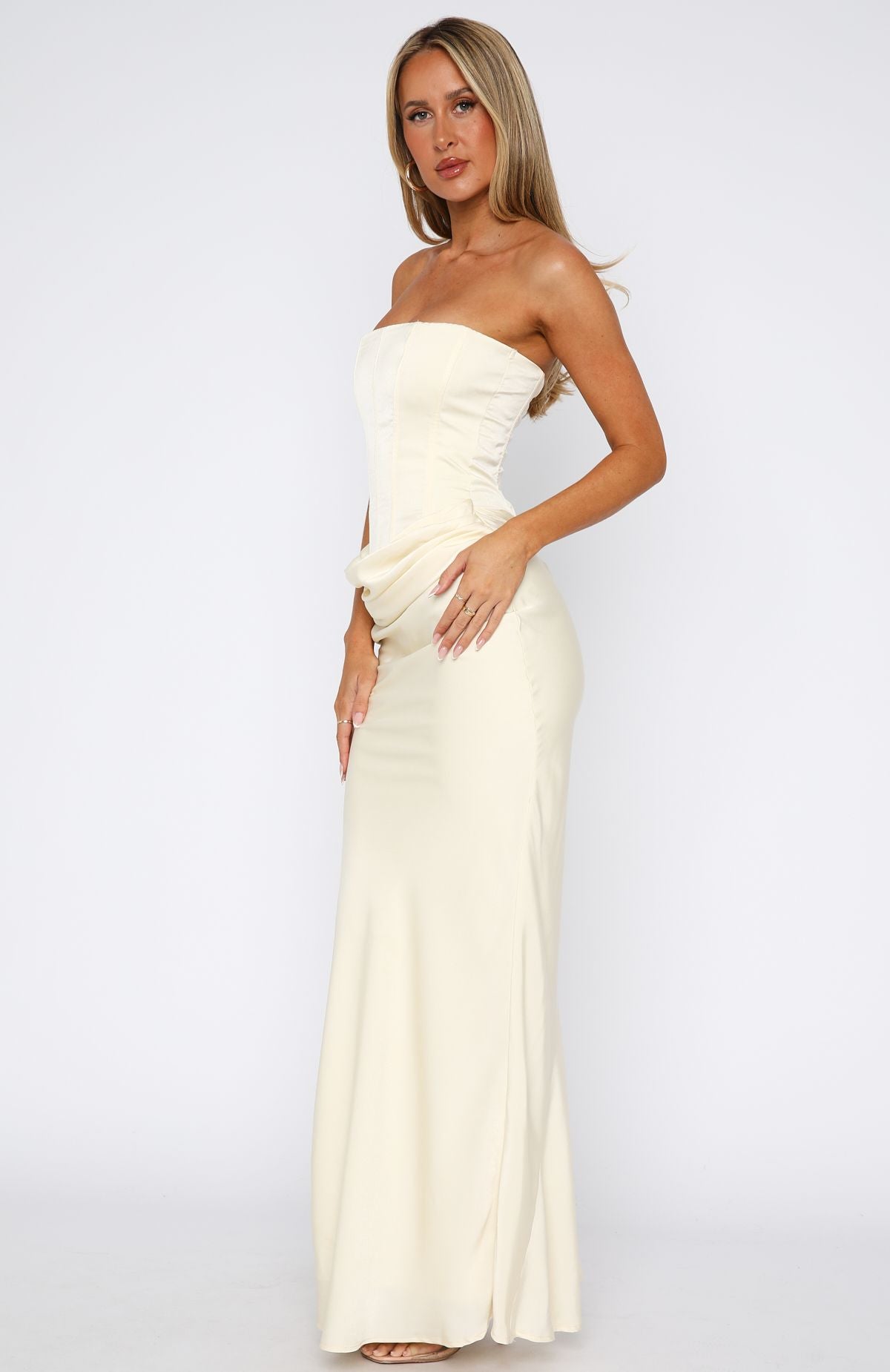 Love This Feeling Maxi Dress Butter - Image 3