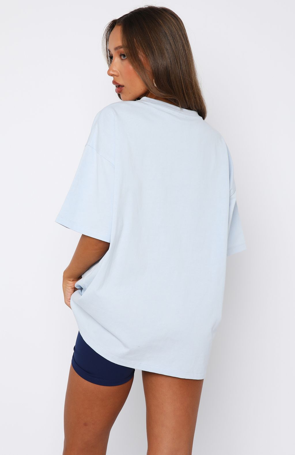 Just Wait And See Oversized Tee Baby Blue - Image 4