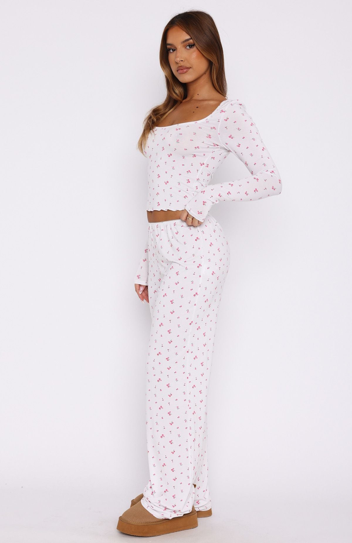 Dreamy Pyjama Pants Pink Blossom - Image 3