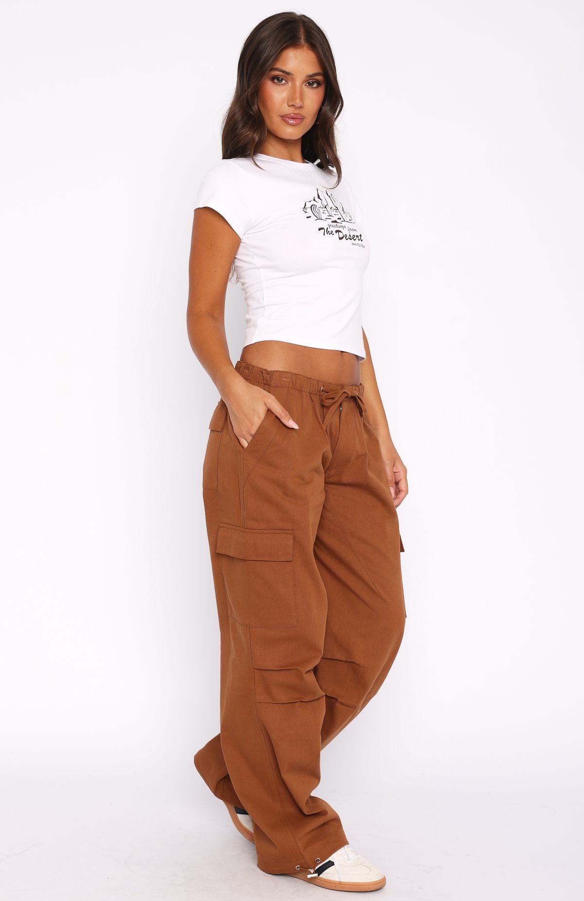 Real Satisfaction Cargo Pants Chocolate - Image 4