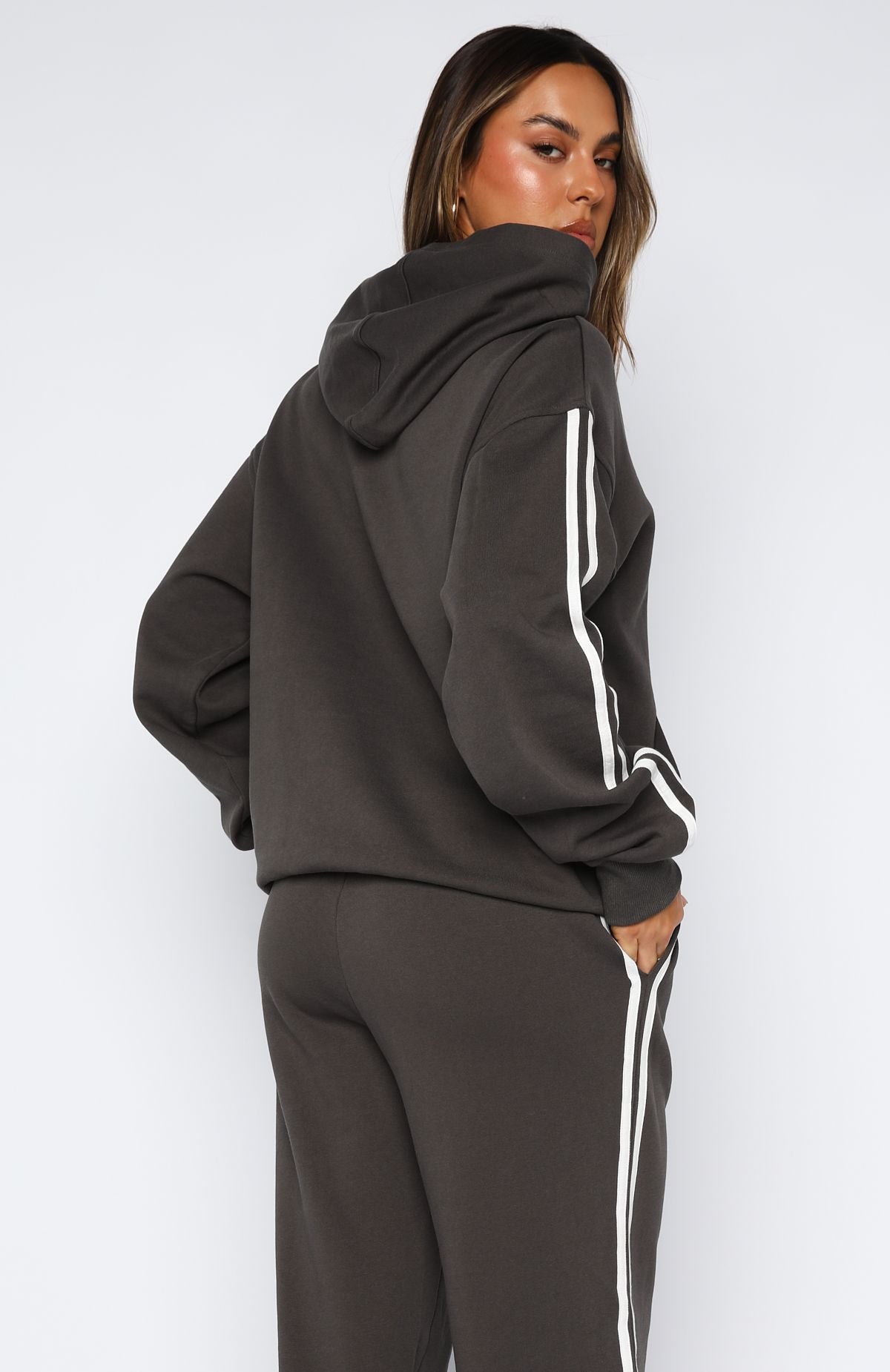 Star Student Oversized Hoodie Charcoal - Image 4