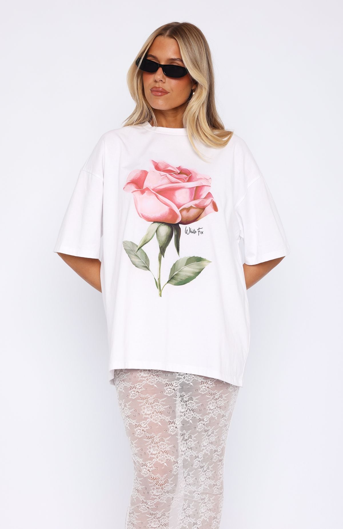 Ride It Out Oversized Tee White - Image 2