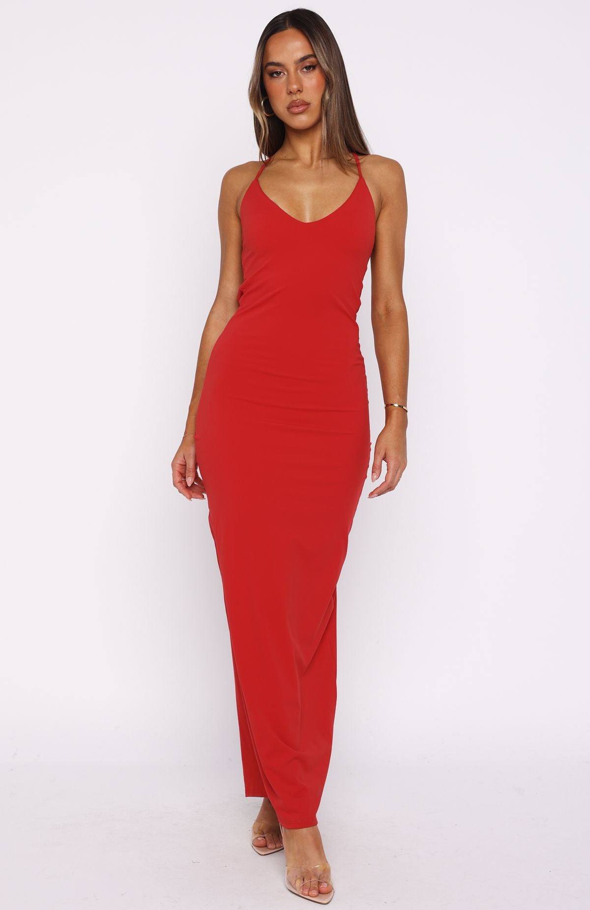 Fever Dream Maxi Dress Red - Image 3