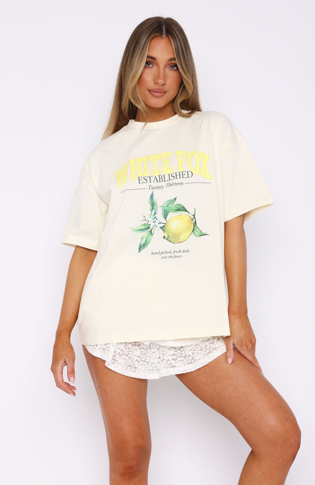 Fresh Daily Oversized Tee Off White - Image 2