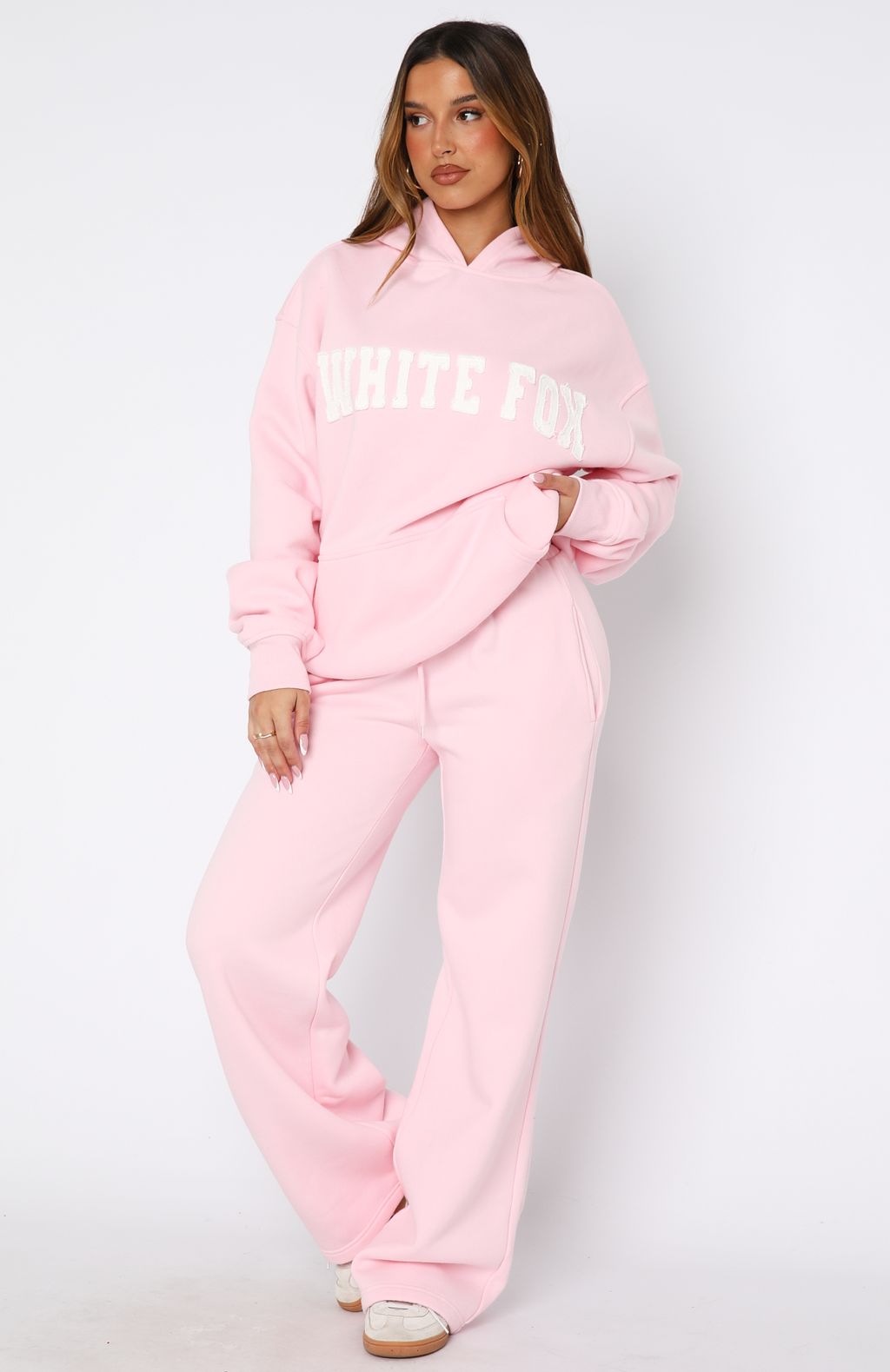 Shout It Out Wide Leg Sweatpants Pink - Image 3