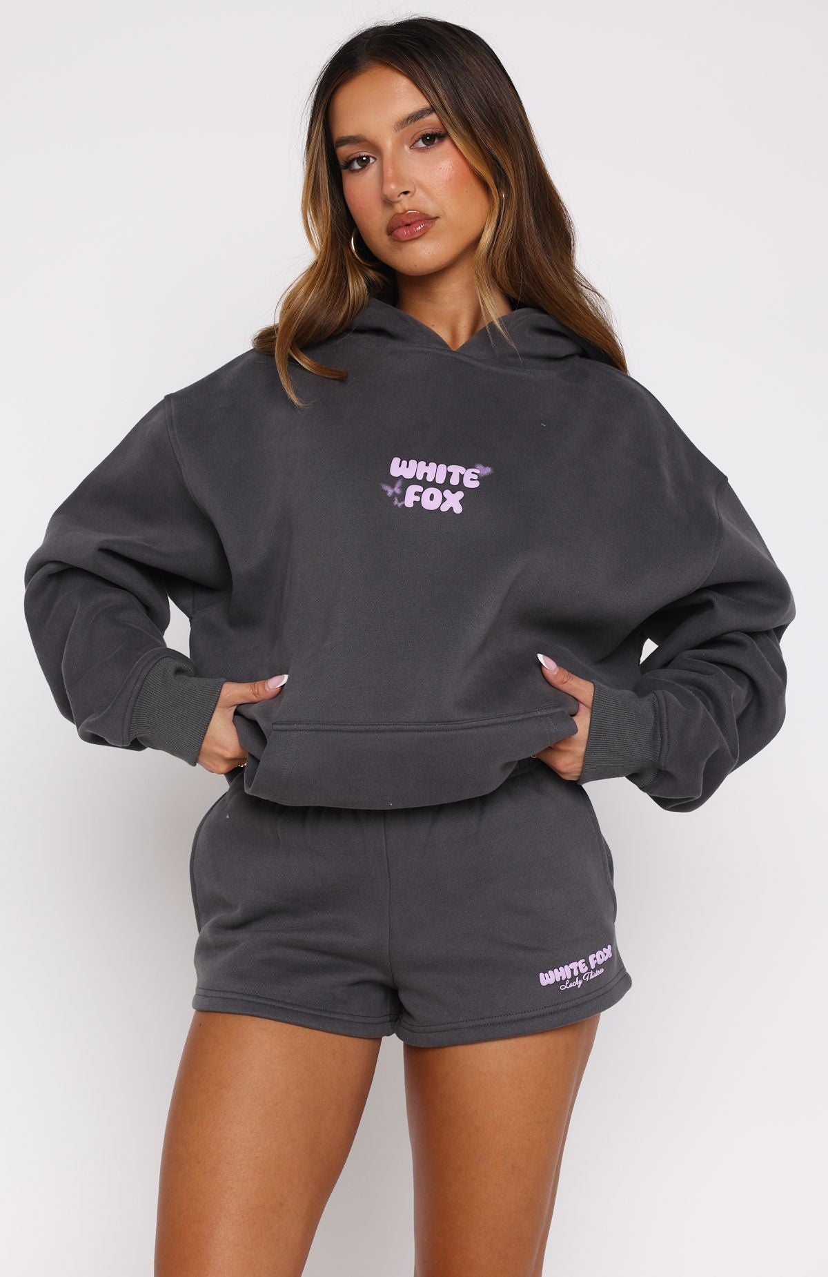 Lucky Thirteen Stephanie Lounge Shorts Volcanic - Image 2