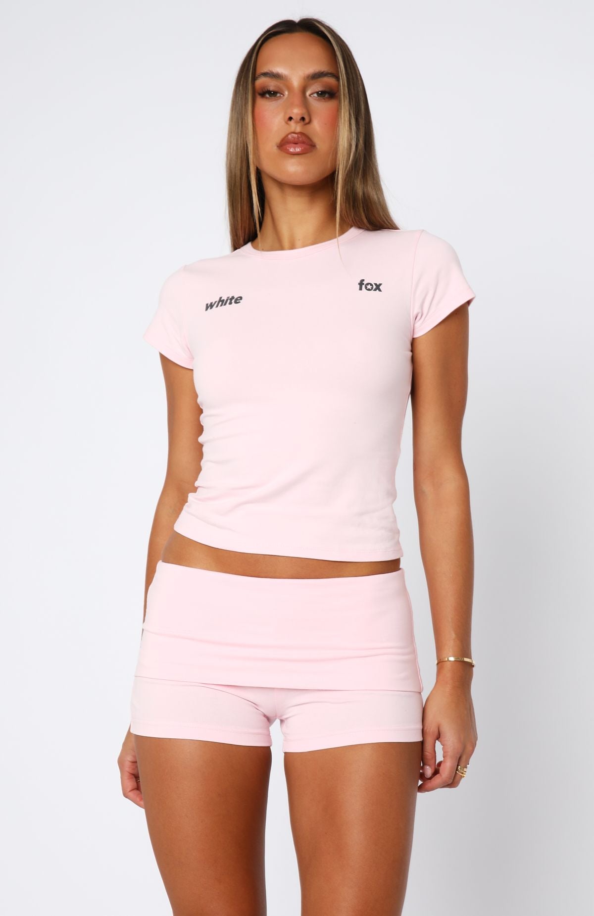 From The Archives Gigi Baby Tee Pink - Image 2