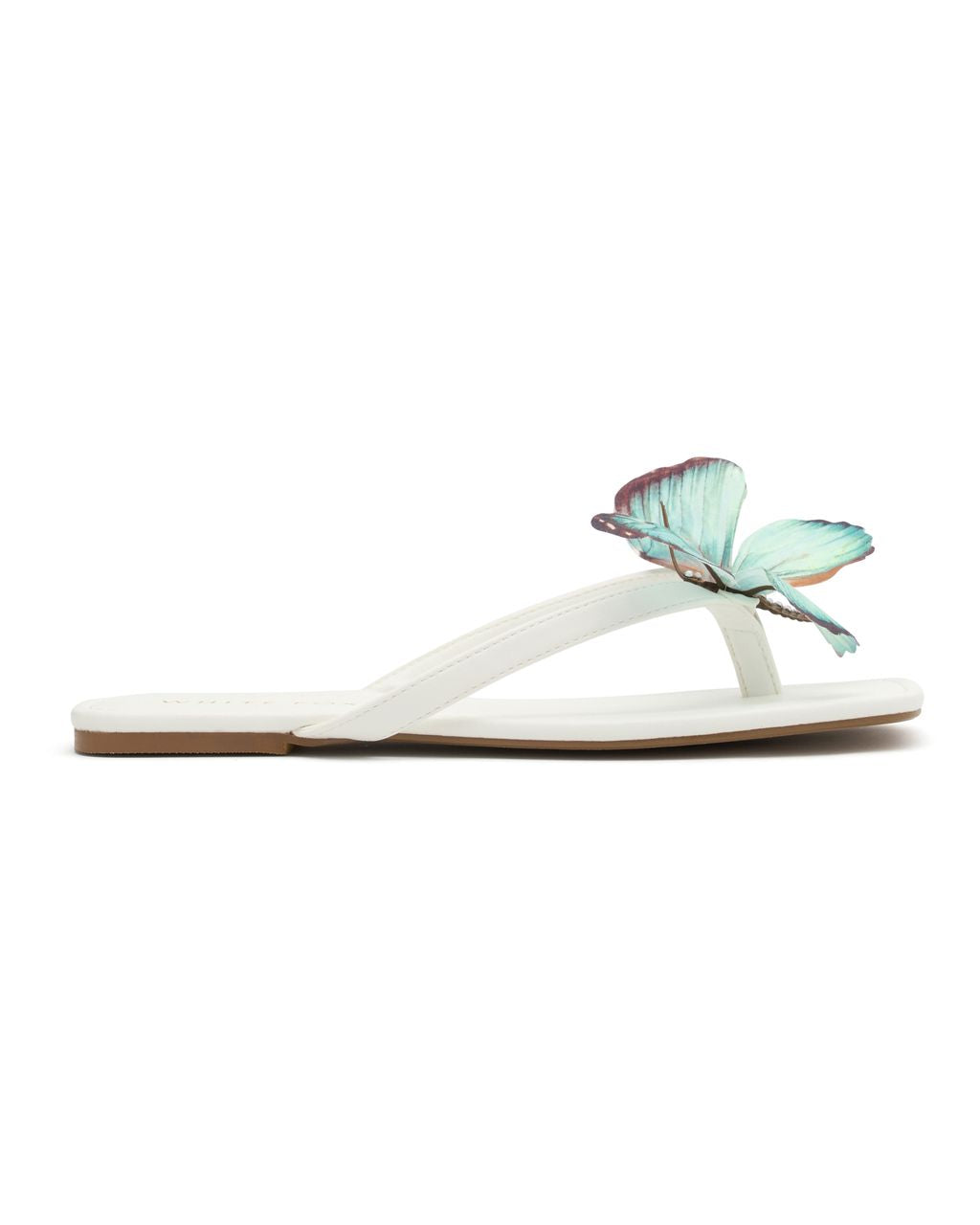 Noelle Sandals White/Aqua - Image 2