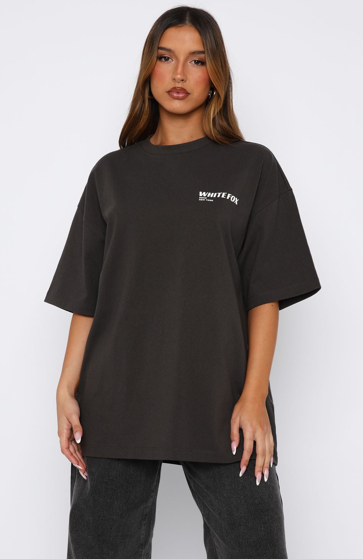 New York Archives Oversized Tee Volcanic - Image 3