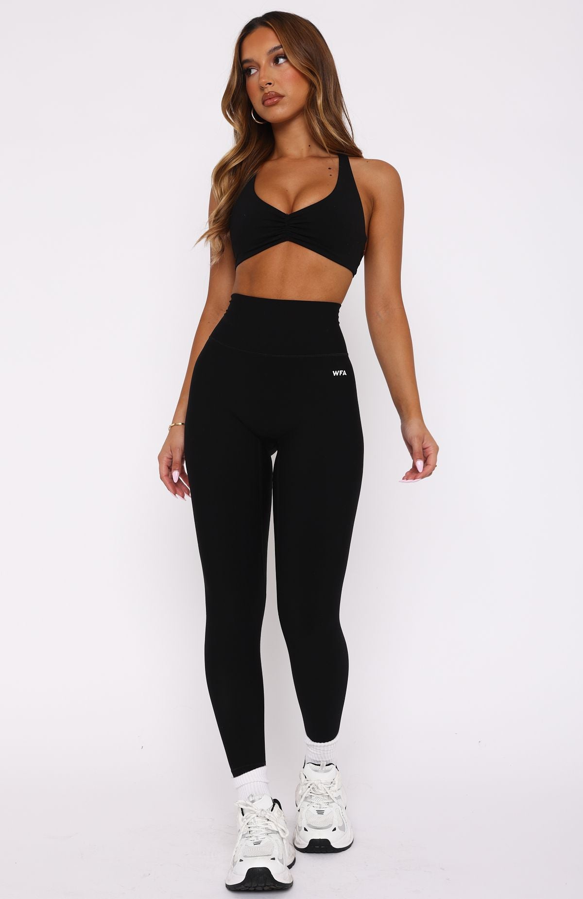 Sprinting Zip Pocket Leggings Black - Image 2