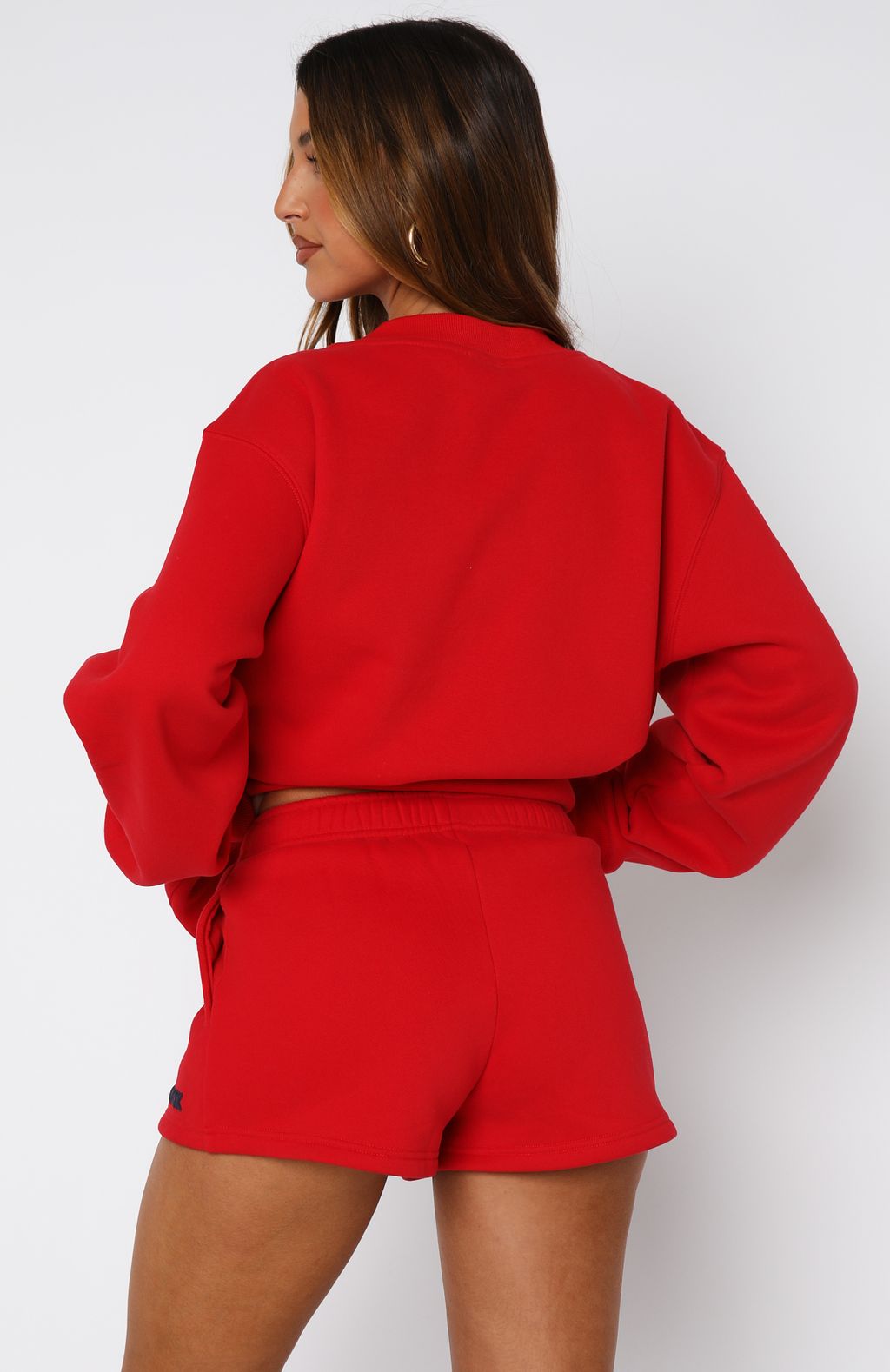 Give It A Try Lounge Shorts Red - Image 4