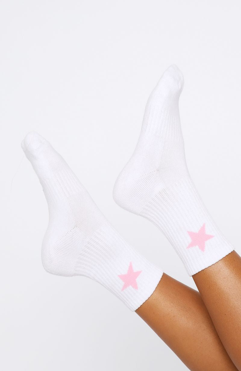 From The Archives Socks White/Pink - Image 3