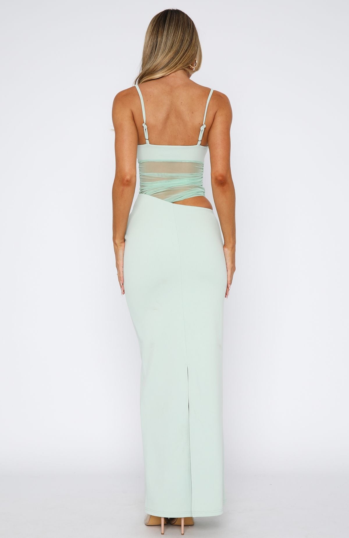 Call Me Up Maxi Dress Mint - Image 5