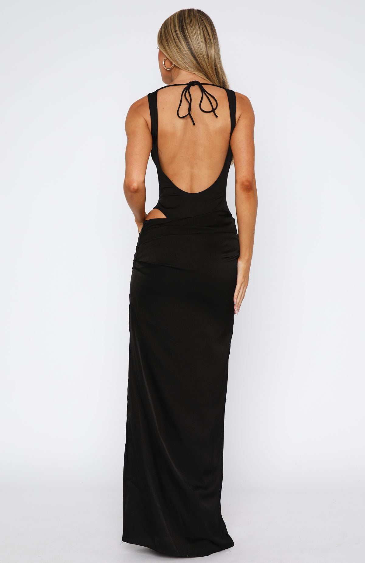 Moonlight Muse Maxi Dress Black - Image 5