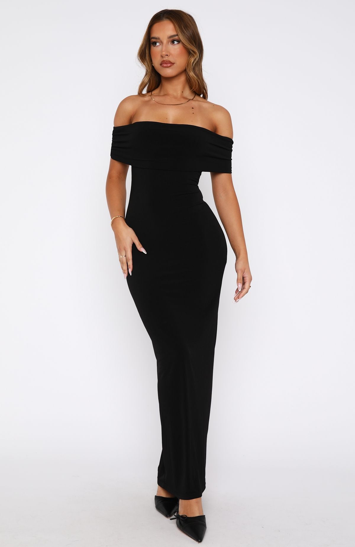 Truth Over Lies Maxi Dress Black - Image 2