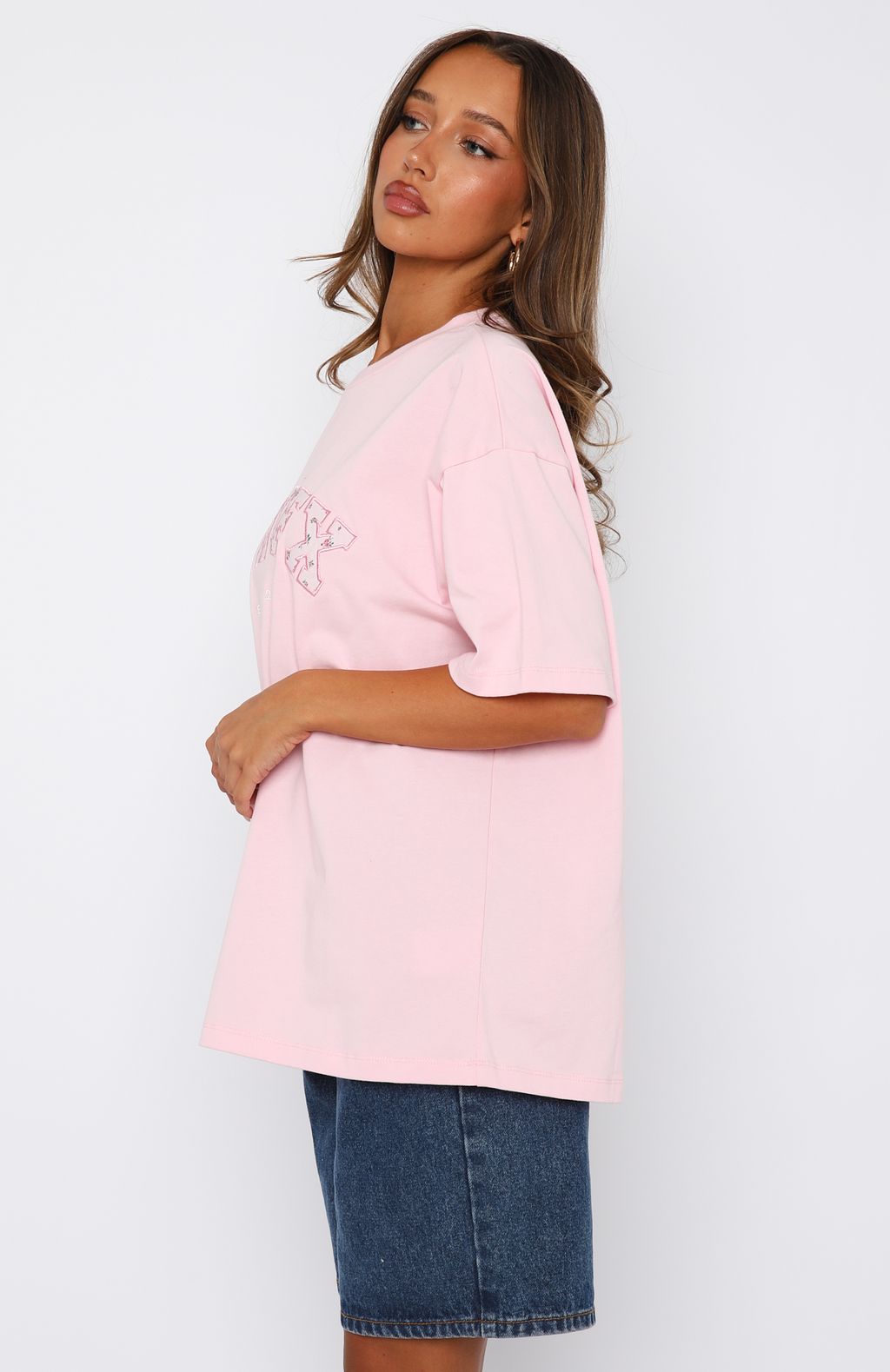 Sweet Sweet Moments Oversized Tee Pink - Image 3