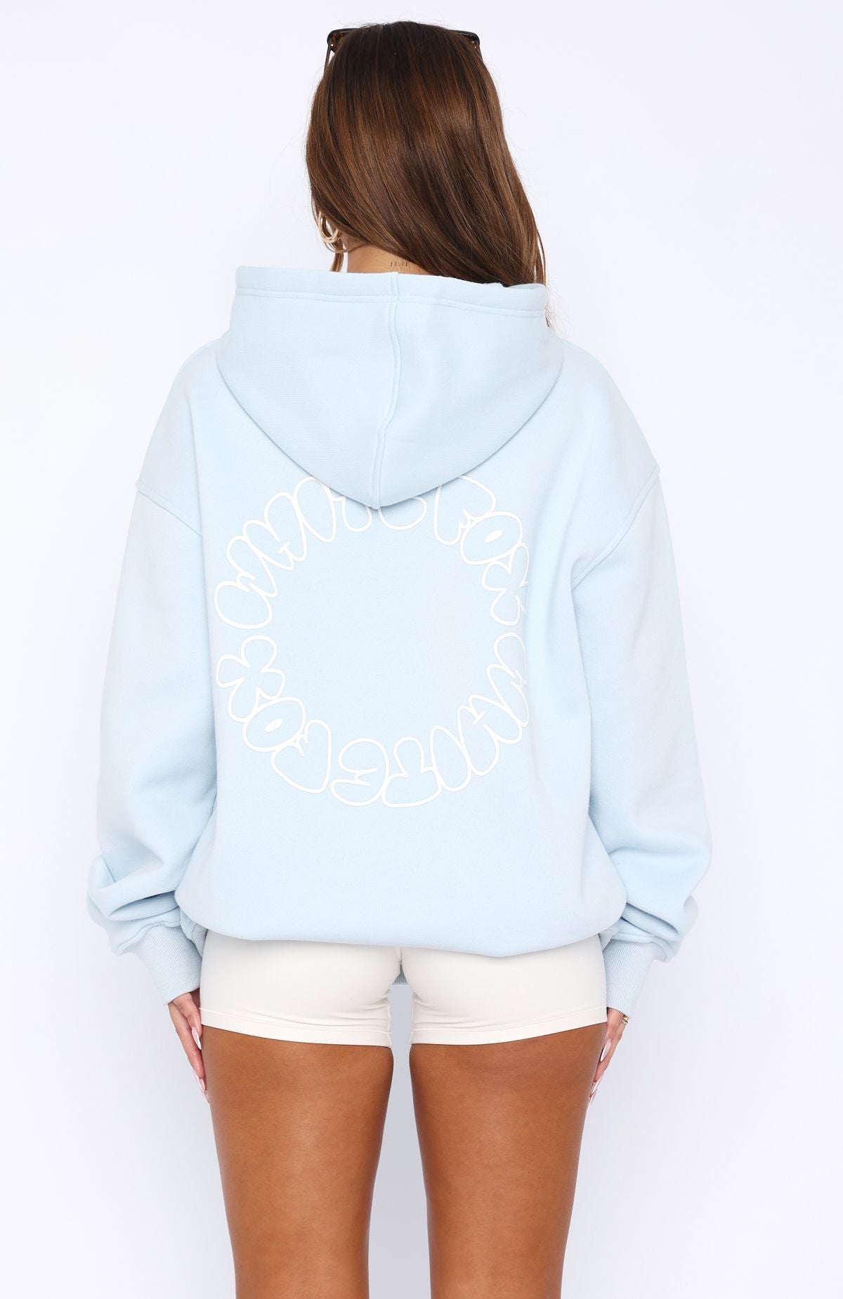Take A Guess Oversized Hoodie Baby Blue - Image 4