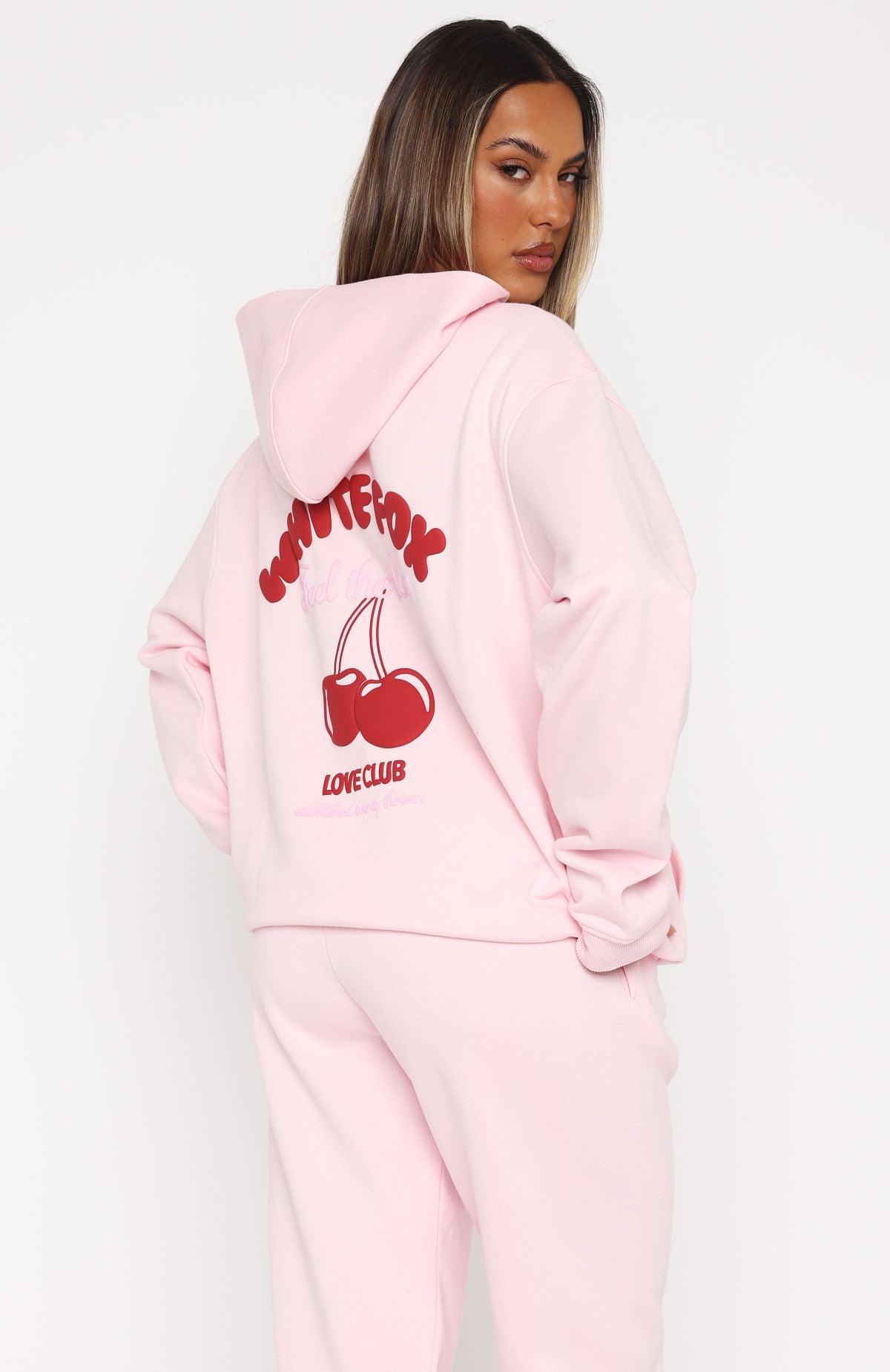 Love Me Tender Oversized Hoodie Pink - Image 4