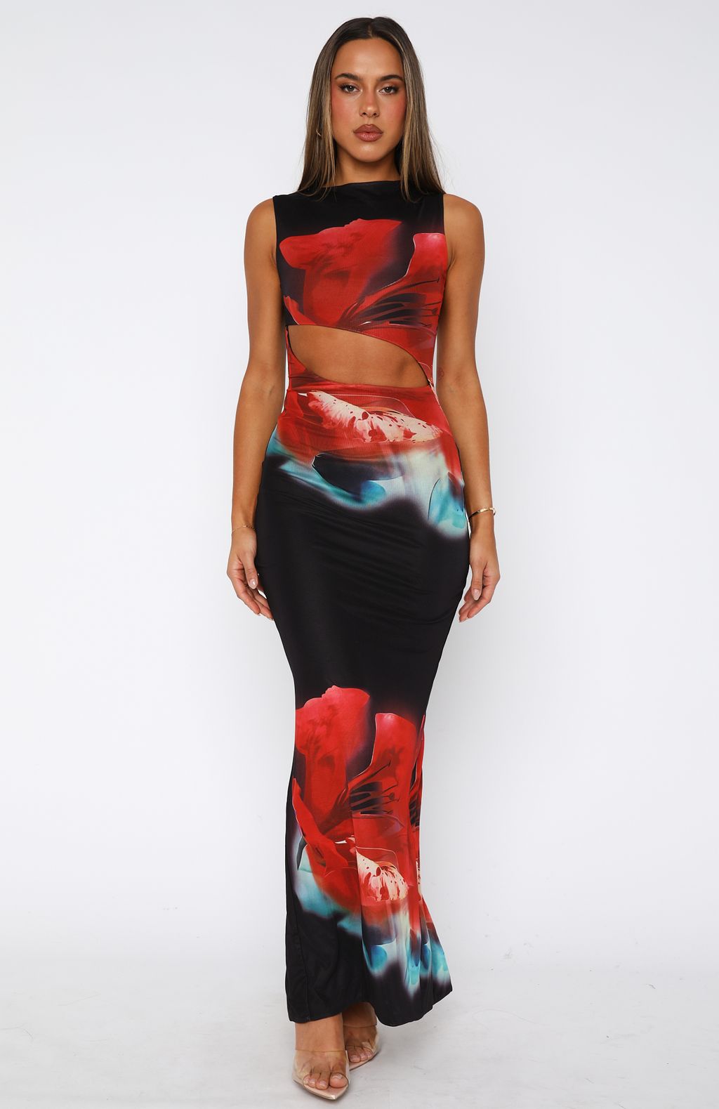 Scared To Start Maxi Dress Fire Lily - Image 2