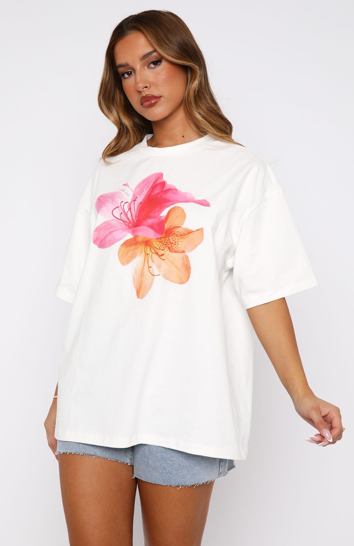 Power Of Possibility Oversized Tee White - Image 2