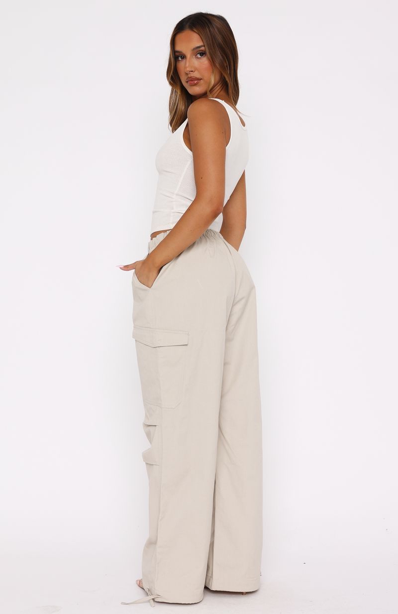Commodity Parachute Pants Stone - Image 4