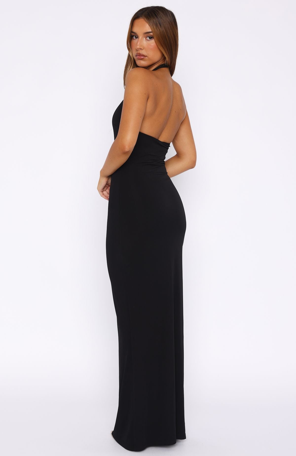 Never Be Friends Maxi Dress Black - Image 4