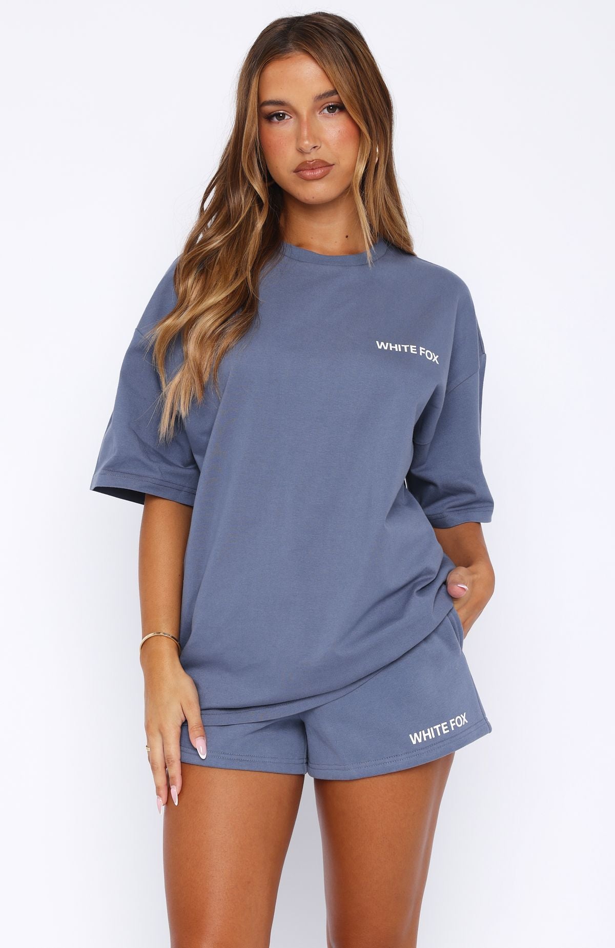 Core Classic Oversized Tee Ocean - Image 3