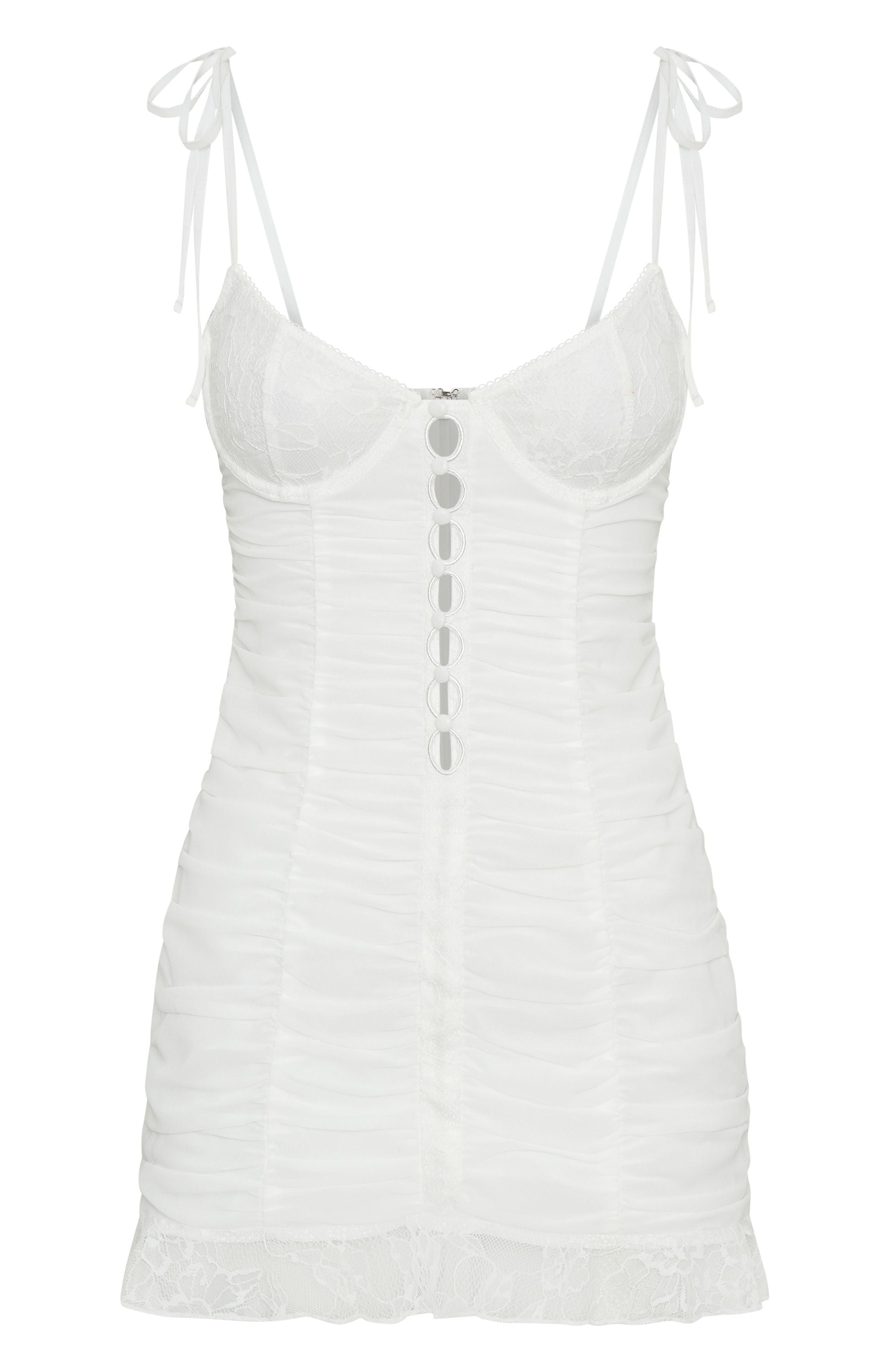 Love Me Mini Dress White - Image 6