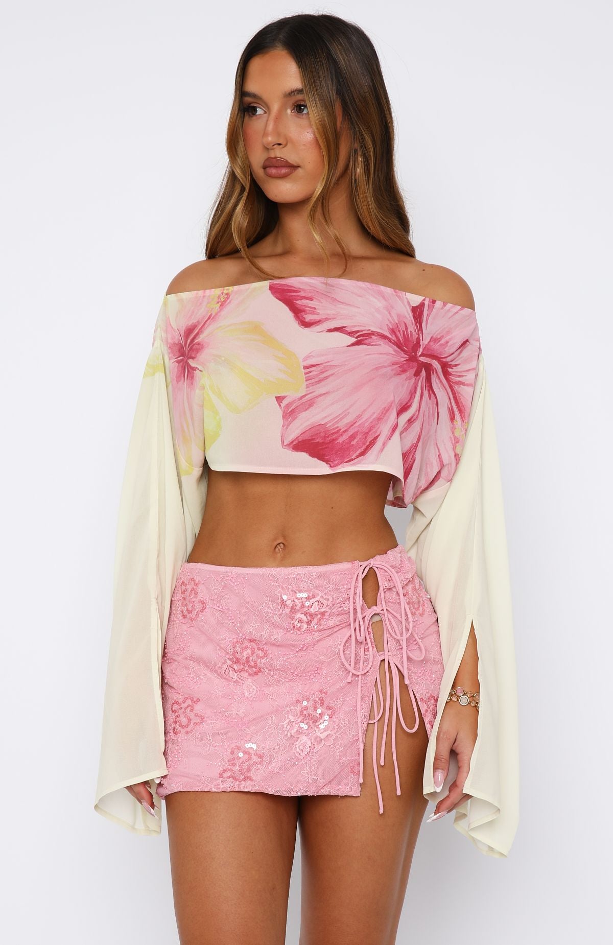 Desert Drifts Long Sleeve Top Oasis Bloom - Image 2