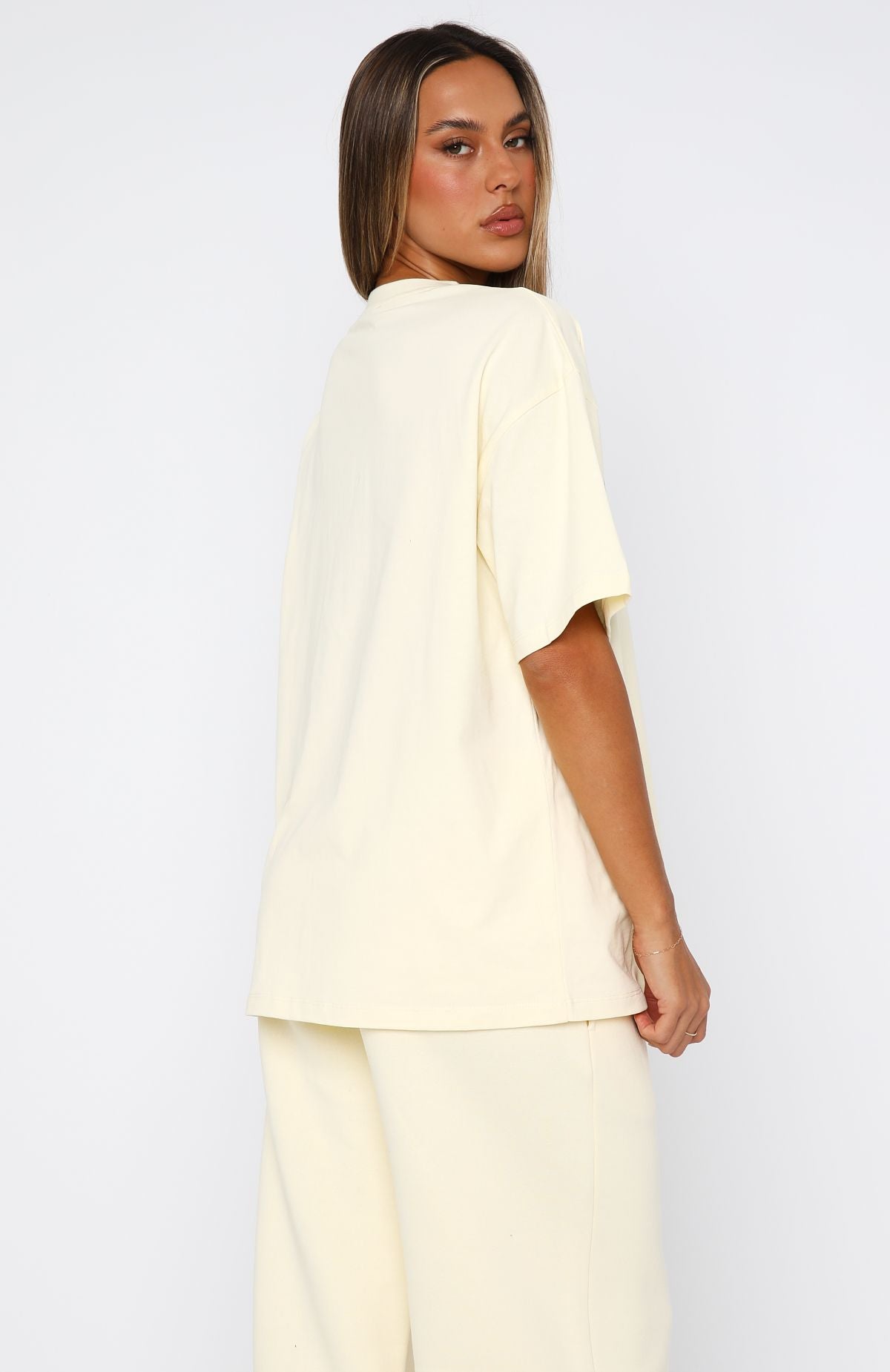 From The Archives Maya Oversized Tee Lemon - Image 4