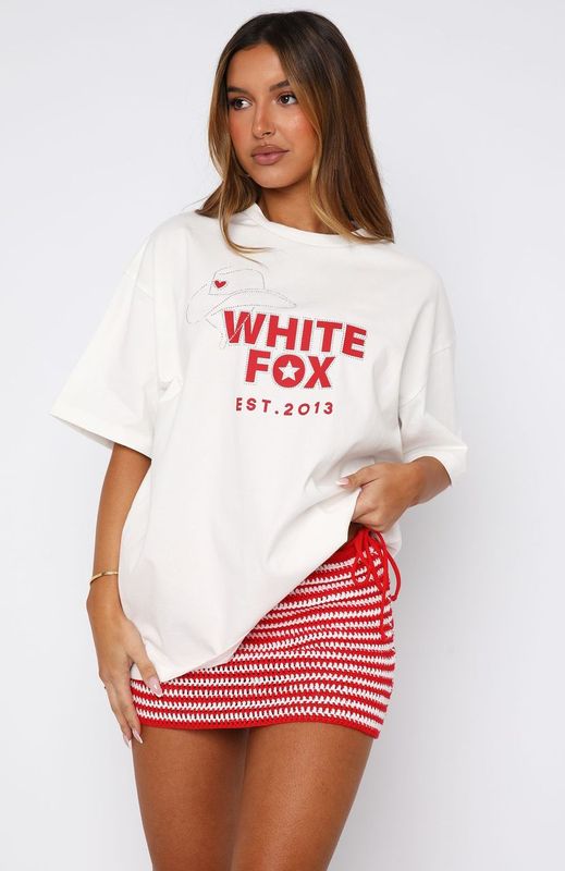 Loving On You Oversized Tee White - Image 2
