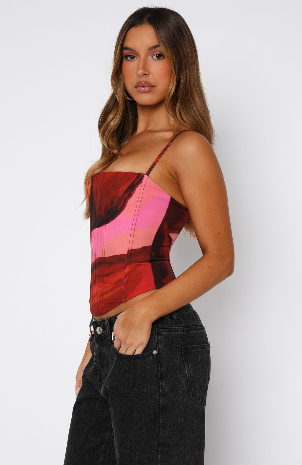 You'll Be Ok Bustier Sunset Petal - Image 4