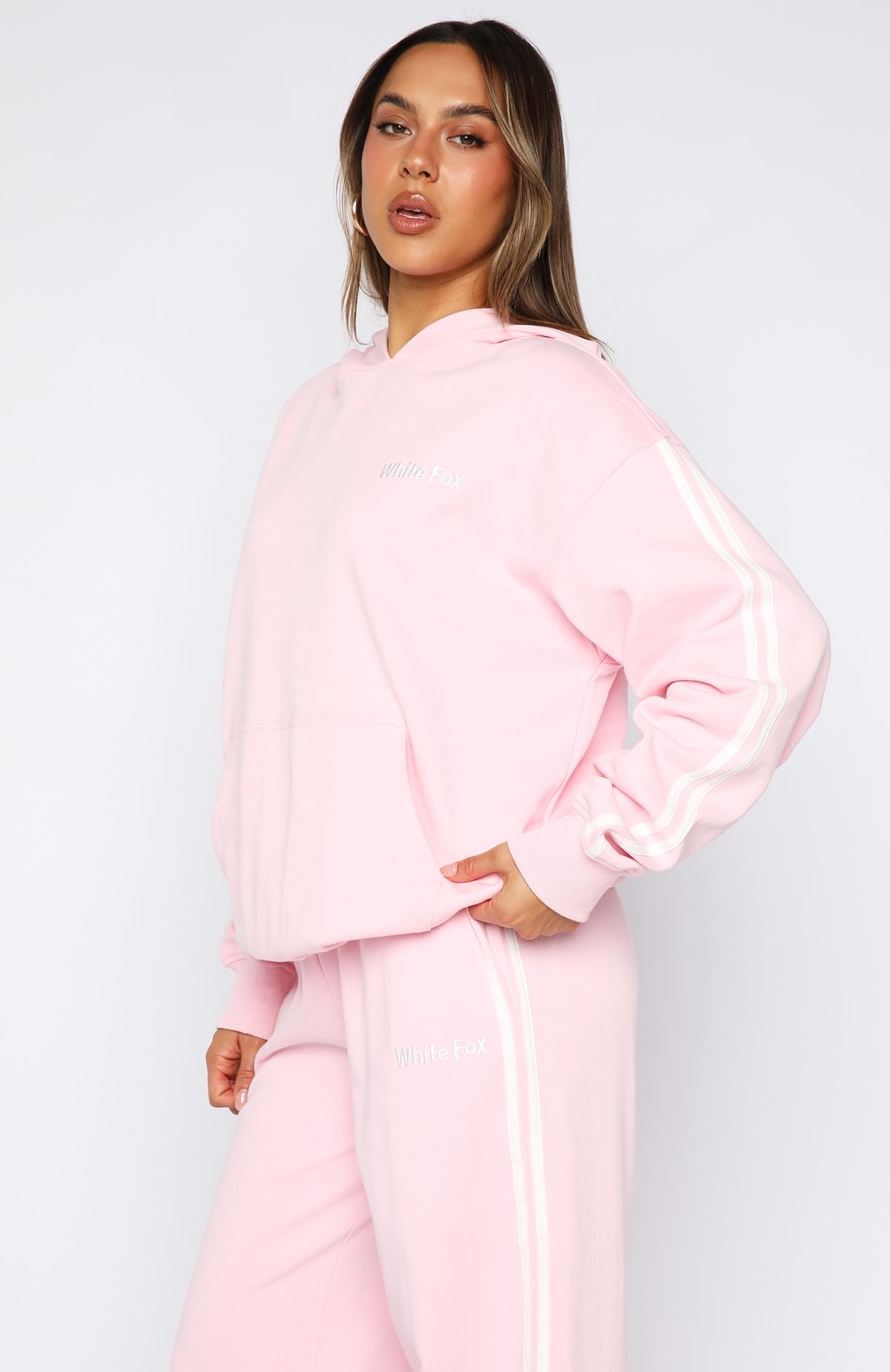 Star Student Oversized Hoodie Pink - Image 3