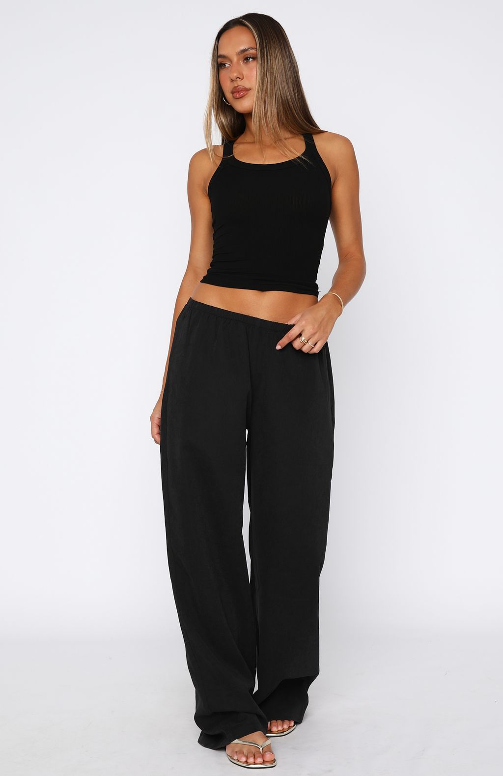 Take A Stance Pants Black - Image 2