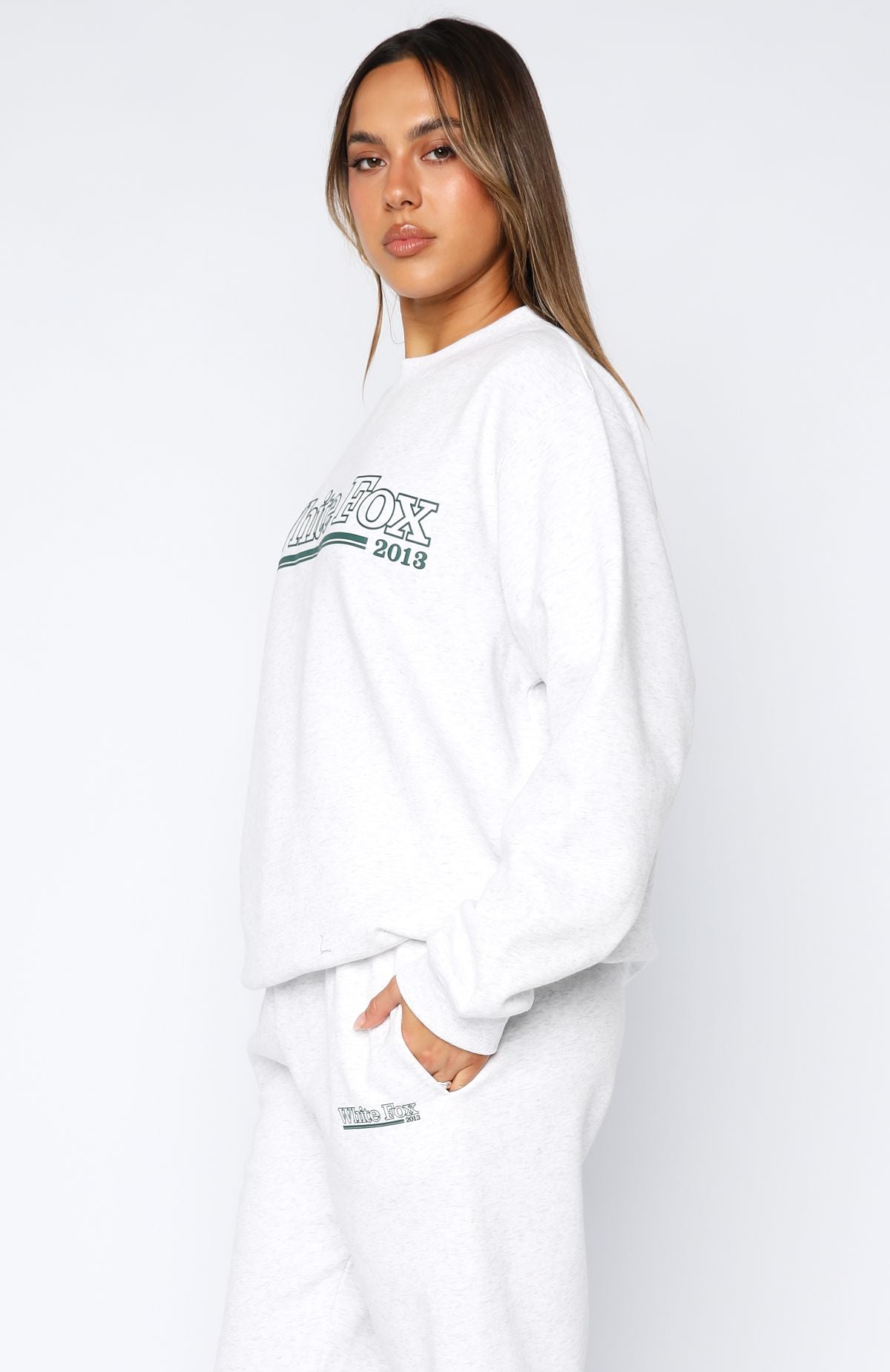 No Hesitation Oversized Sweater Grey Marle - Image 3